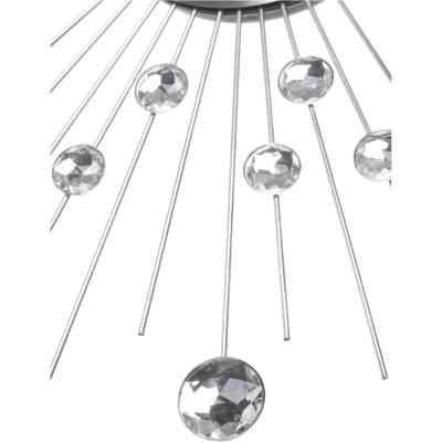 Настенные часы Esperanza Wall Clock Boston EHC002 50 см с лучами из стали и кристаллами (EHC002) Винница