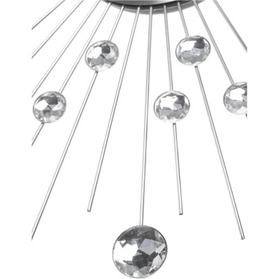 Настенные часы Esperanza Wall Clock Boston EHC002 50 см с лучами из стали и кристаллами (EHC002) Винница - изображение 4