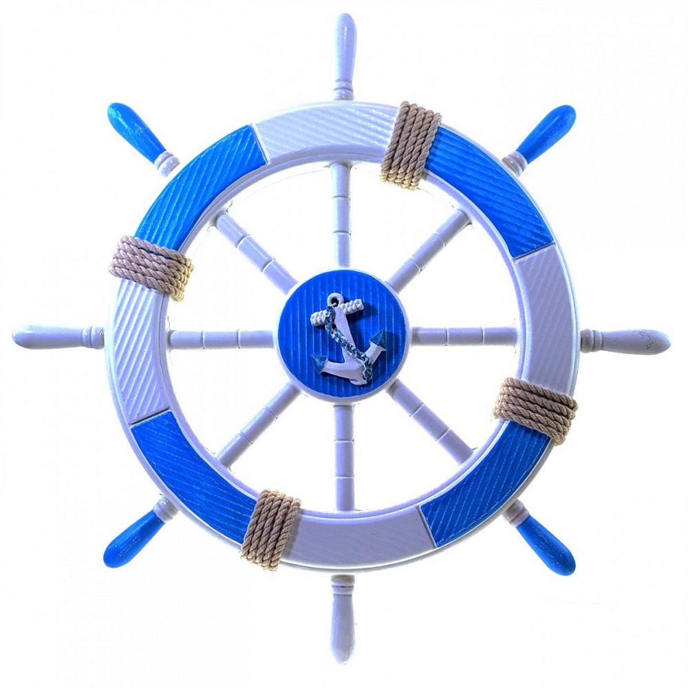 Панно на стіні дерев'яні Штурвал Київ - фото 1