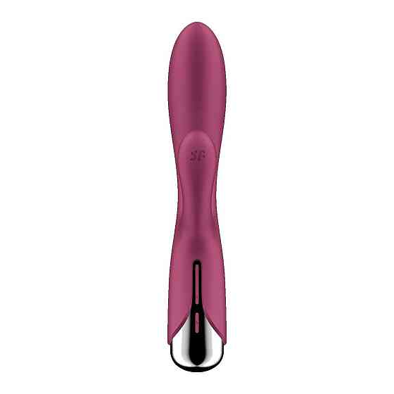Вібратор-кролик з ротацією Satisfyer Spinning Rabbit 1 Red, 3 мотори Sex Aura Київ