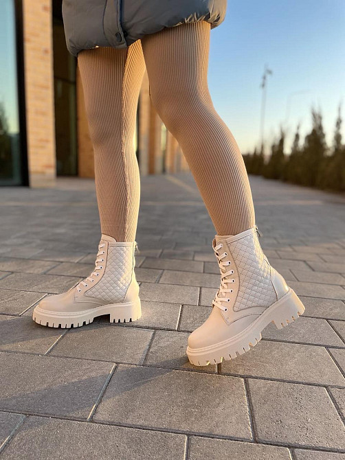 Черевики жіночі ARLEN бежеві натуральна шкіра зимові (35-39) (4848) Коломия - фото 8