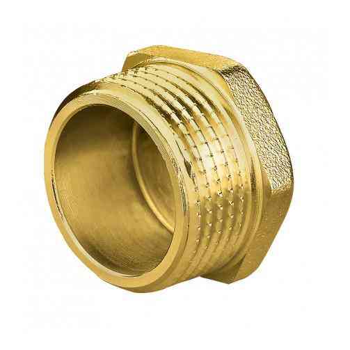 Заглушка 3/4''наруж Украина, латунь Харьков