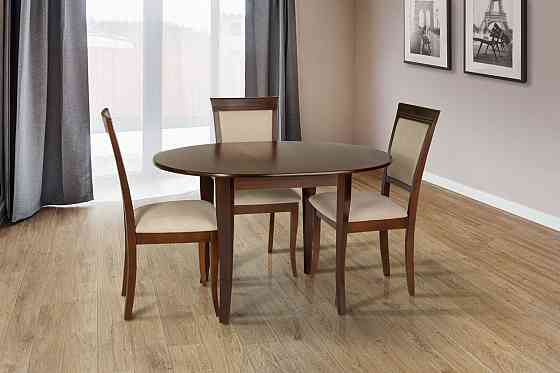 Стіл обідній Дукат (930+250)*930, горіх темн. Киев