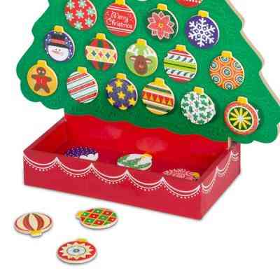 Игровой набор Melissa&Doug Новогодний деревянный магнитный календарь (MD13571) Винница