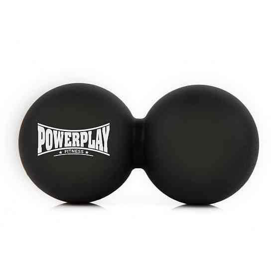 Массажний силіконовий підвійний м'яч PowerPlay PP-4355 Silicone Lacrosse Peanut Ball (6.3*12.6см.) Чо Кам'янське