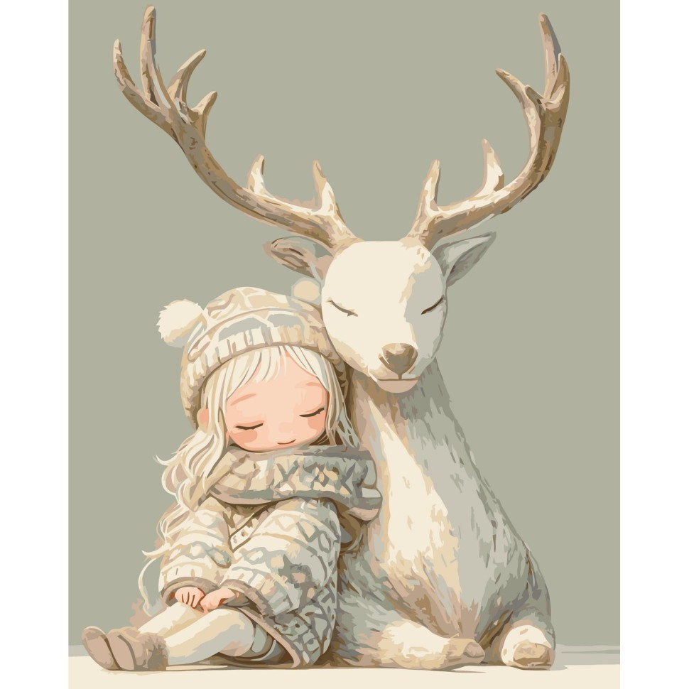 Картина за номерами "Поруч з другом" 10152-AC 40х50 см Вінниця - фото 1