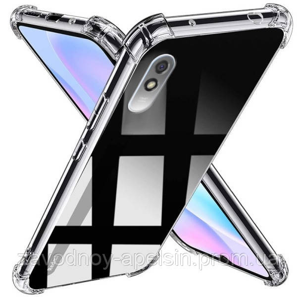 Xiaomi Redmi 9A Прозорий чохол (Захист камери + кути) Одеса - фото 2