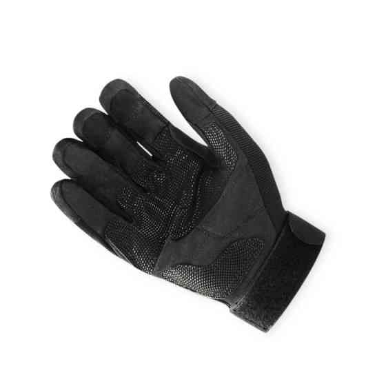 Рукавички поліуретан + EVA + термопласт. гума, липучка, вентиляція, чорні XL "тактичні", посилені Мукачево