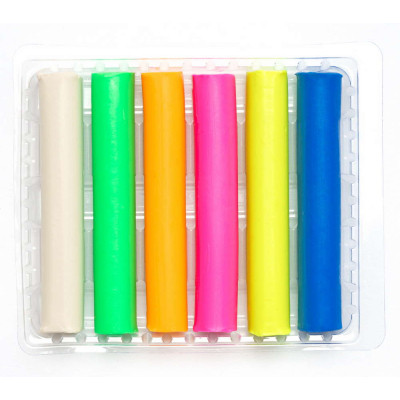 Пластилін Школярик Флуоресцентний 6 кольорів 78 г (83811906-UA) Вінниця - фото 3