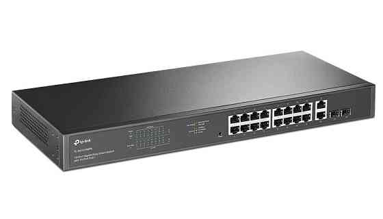 Комутатор TP-Link TL-SG1218MPE (16хGE PoE+, 2xSFP, Веб інтерфейс, Max PoE+ 250 W) ( 12425 ) Харків