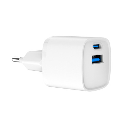 Зарядное устройство Gembird 1xUSB-C PD20W + 1xUSB QC3.0 white (TA-UC-PDQC20-W-01) Винница - изображение 3