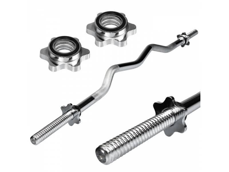 Набор 100 кг Штанга + W-образный гриф + Гантели наборные Гантели, гири, штанги и диски металлические блины Киев - изображение 7