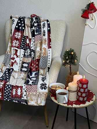 Ecotton Плед Ecotton 220х240 см Well Soft новорічний з оленями (24187) Киев