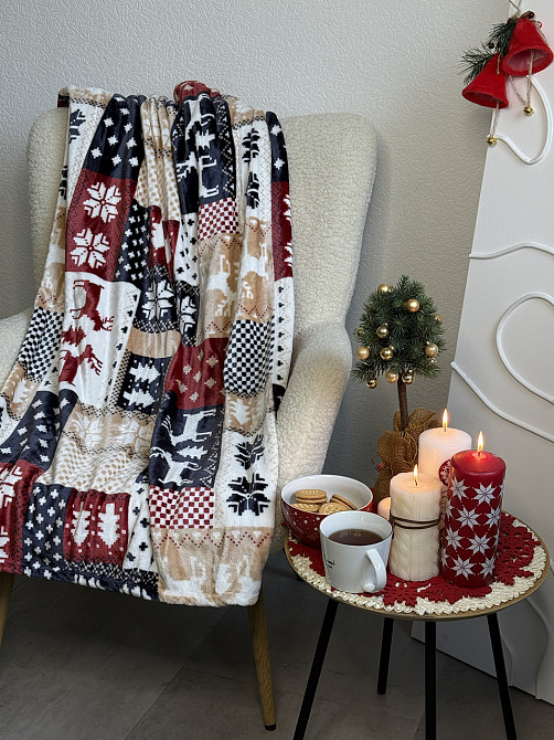 Ecotton Плед Ecotton 220х240 см Well Soft новорічний з оленями (24187) Киев - изображение 3