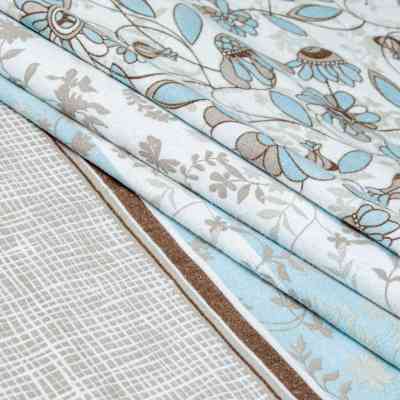 Постільна білизна Home Line Фланель Затишок блакитно-бежевий полуторний (179193) Вінниця