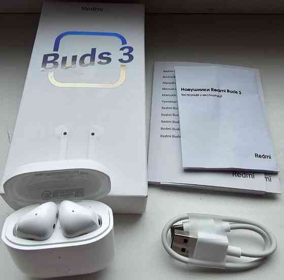 Наушники Беспроводные Xiaomi Redmi Buds 3 Original White. Киев