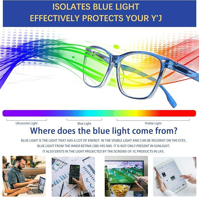 Окуляри для зору з захистом від синього світла Cojwis +2.0 Луцк - изображение 3