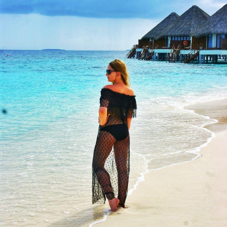 Накидка пляжная прозрачная со звездочками черный Киев - изображение 3