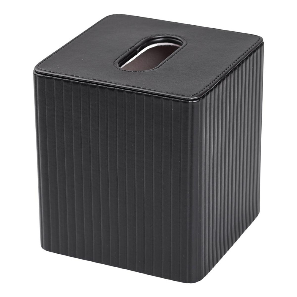 Квадратная салфетница из эко-кожи, черная Киев - изображение 3