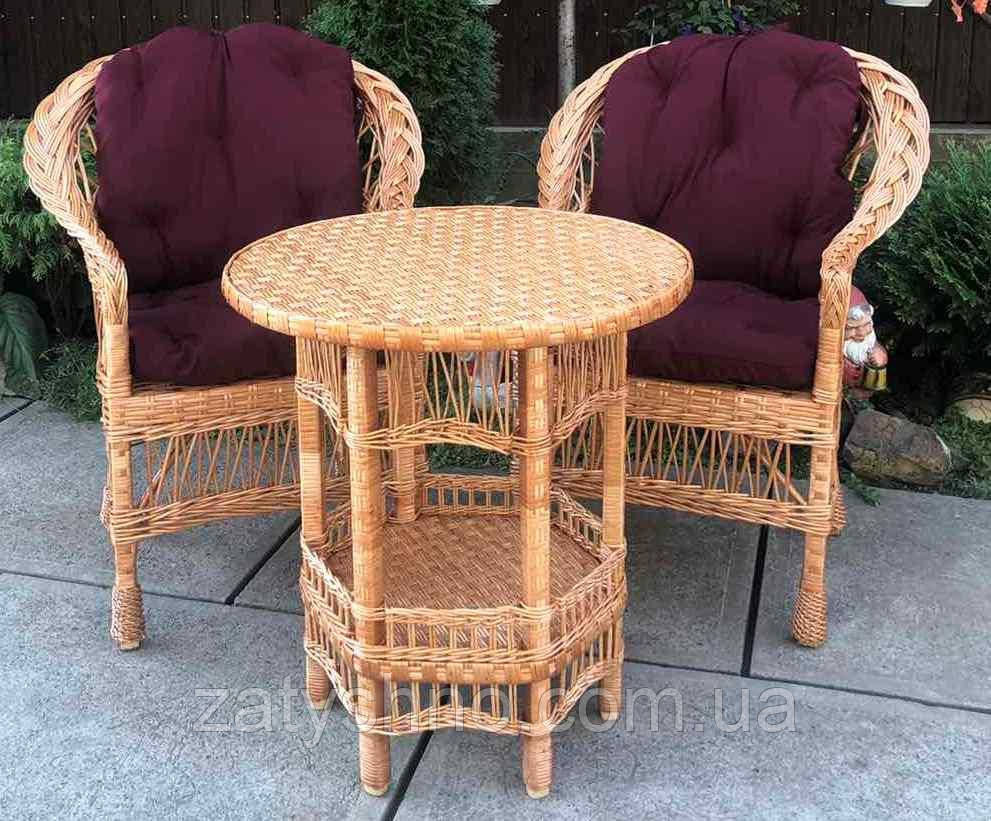 Плетені меблі натуральні | Меблі з лози для балкона | Київ - фото 5