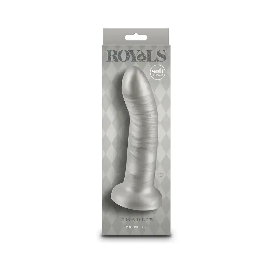 Дилдо NS Novelties Royals - 7" Charlie - Metallic Champagne Львів - фото 4
