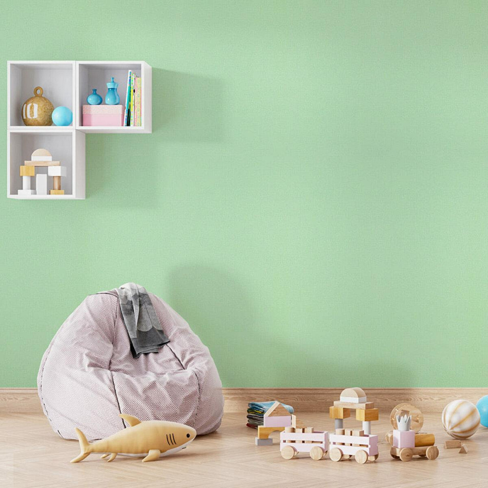 Самоклеящиеся светло-салатовые обои Киев - изображение 5