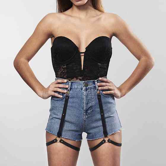 Гартері Bijoux MAZE - Shorts Garter Black Sex Aura Київ