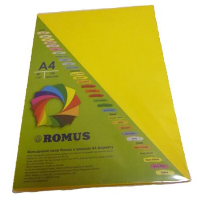 Бумага Romus A4 80 г/м2 100c, Mustard (R50812) Винница - изображение 1