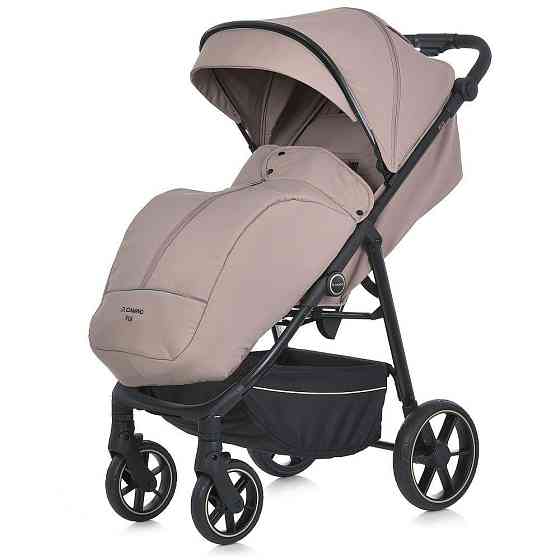 Коляска дитяча EL CAMINO FIJI Beige Matt прогулянкова з чохлом та москітною сіткою Бежевий (ME 1113-2) Чернігів