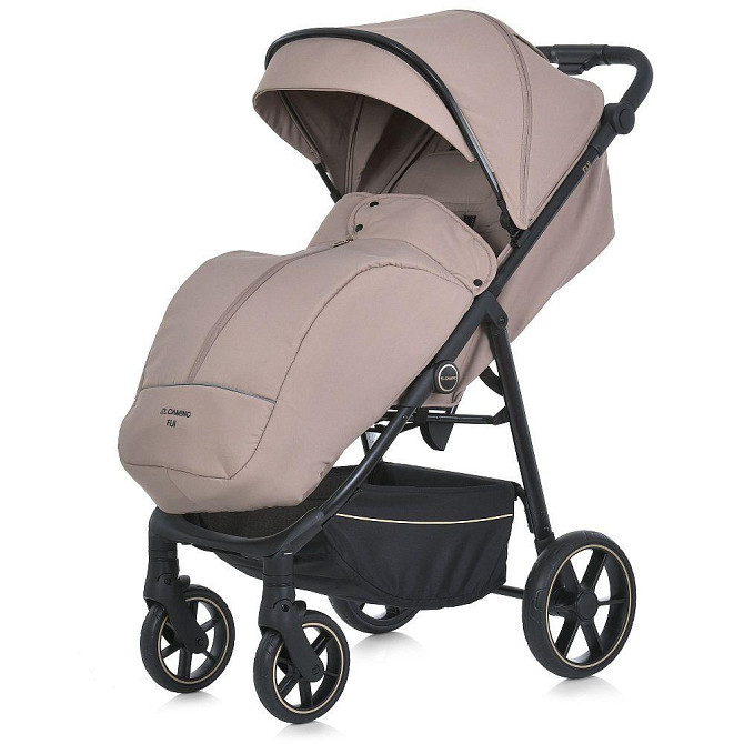 Коляска дитяча EL CAMINO FIJI Beige Matt прогулянкова з чохлом та москітною сіткою Бежевий (ME 1113-2) Чернігів - фото 2