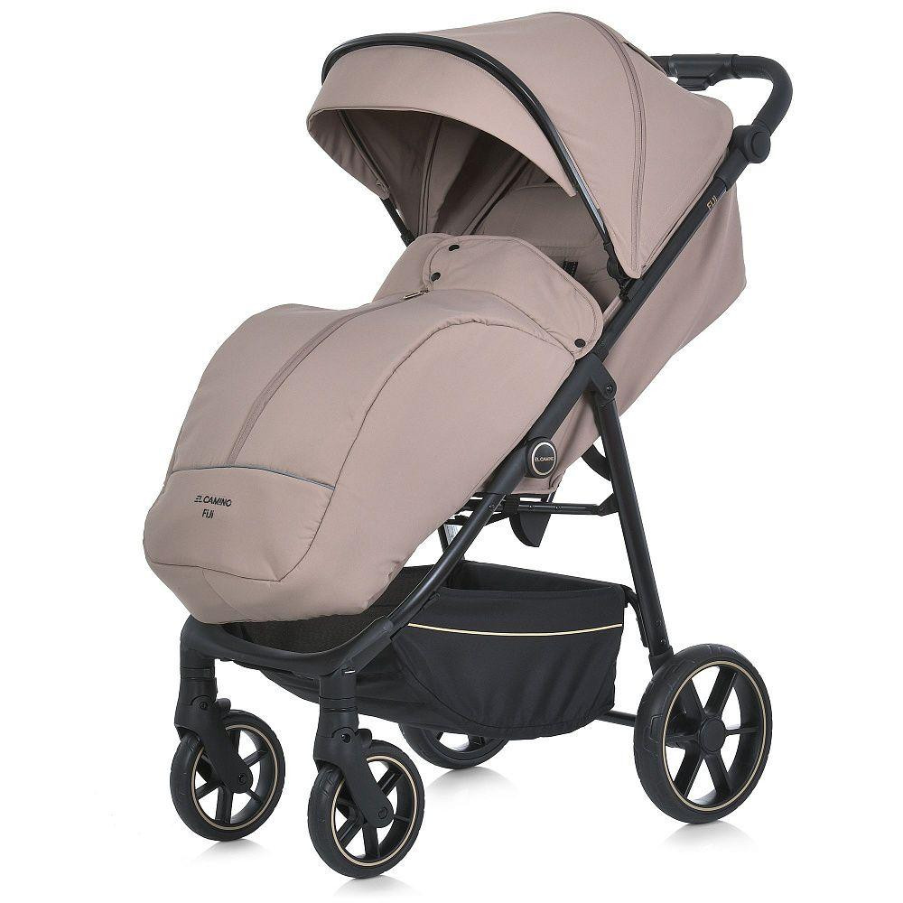 Коляска дитяча EL CAMINO FIJI Beige Matt прогулянкова з чохлом та москітною сіткою Бежевий (ME 1113-2) Чернигов - изображение 2
