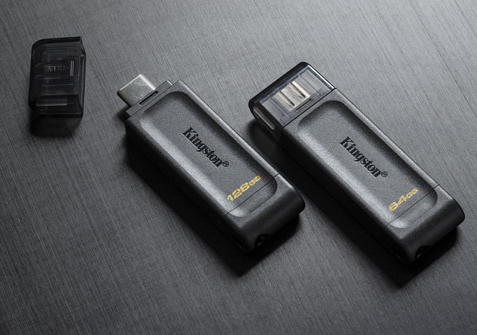 Флеш-пам'ять USB Type-C Kingston DataTraveler 70 DT70/128GB (128GB, Type-C) Николаев - изображение 6