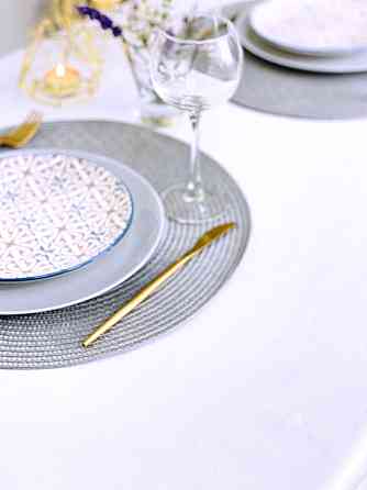 Ecotton Скатертина Ecotton DUCK 170х220 см водовідштовхувальна біла White 23128 Киев