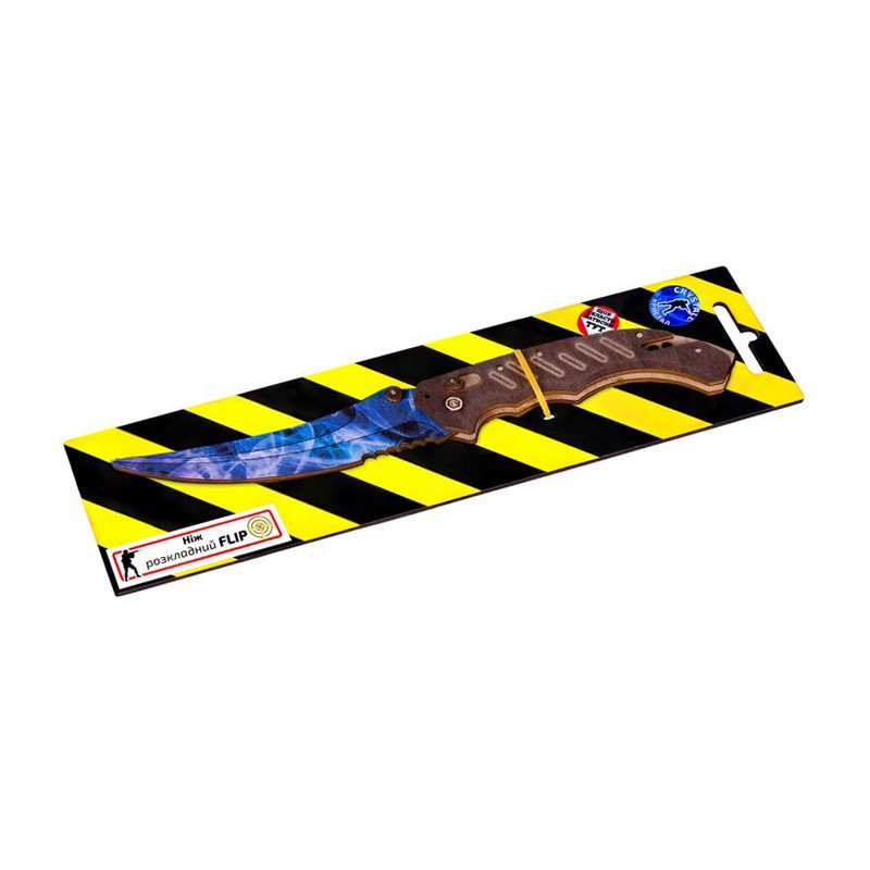 Ніж дерев'яний сувенірний "ФЛІП КРИСТАЛ" Сувенір-Декор FLI-C Вінниця - фото 1