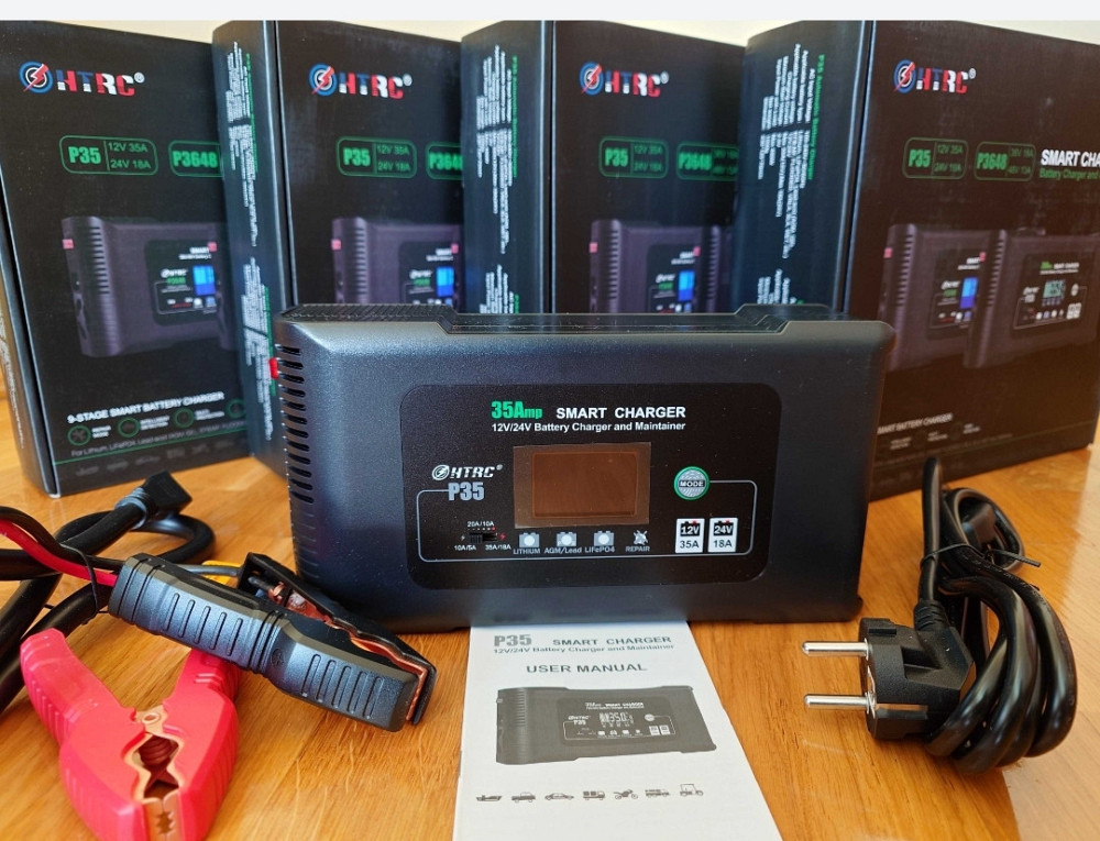 Універсальний зарядний пристрій HTRC Р15 та Р35 SMART 12/24V Киев - изображение 8