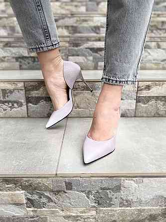 Туфлі жіночі TEE фіолетовий еко-шкіра каблук 9см 36р ( -123) Коломыя