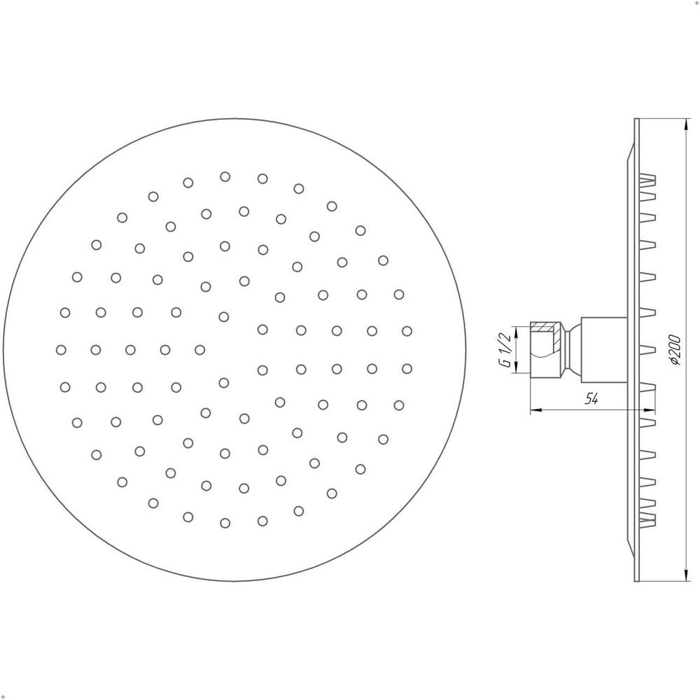 Душевая лейка Globus Lux ST-0200-R (000018563) Киев - изображение 5
