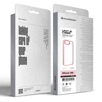 Чохол до мобільного телефона Armorstandart UNIT2 Apple iPhone 16e Pale Pink (ARM83853) Вінниця
