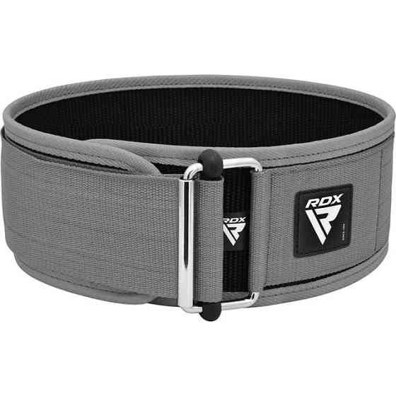 Пояс для важкої атлетики RDX RX1 Weight Lifting Belt Grey M Каменское