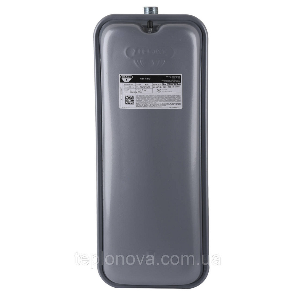 Бак Zilmet oem-pro для монтажу в котли Арт. 537 6л 3/4| 3bar прямокутний ( 13A6000619 ) Чернівці - фото 1