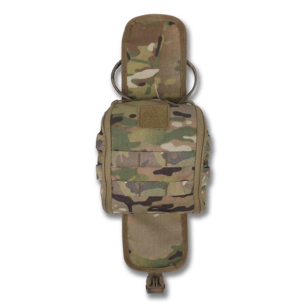 Подсумок-аптечка (быстрый сброс) Kiborg GU Cordura Multicam. Медицинский подсумок на пояс, тактическая аптечка Киев - изображение 4