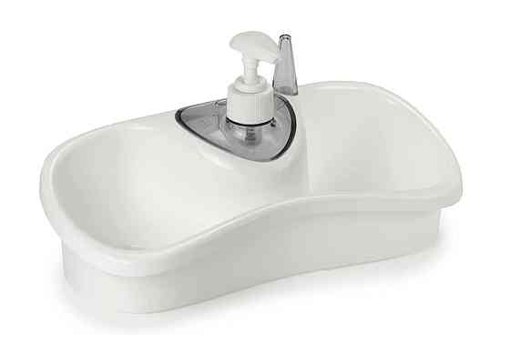 Кухонний аксесуар з ємністю для зберігання та рідкого мила Snips, білий Київ