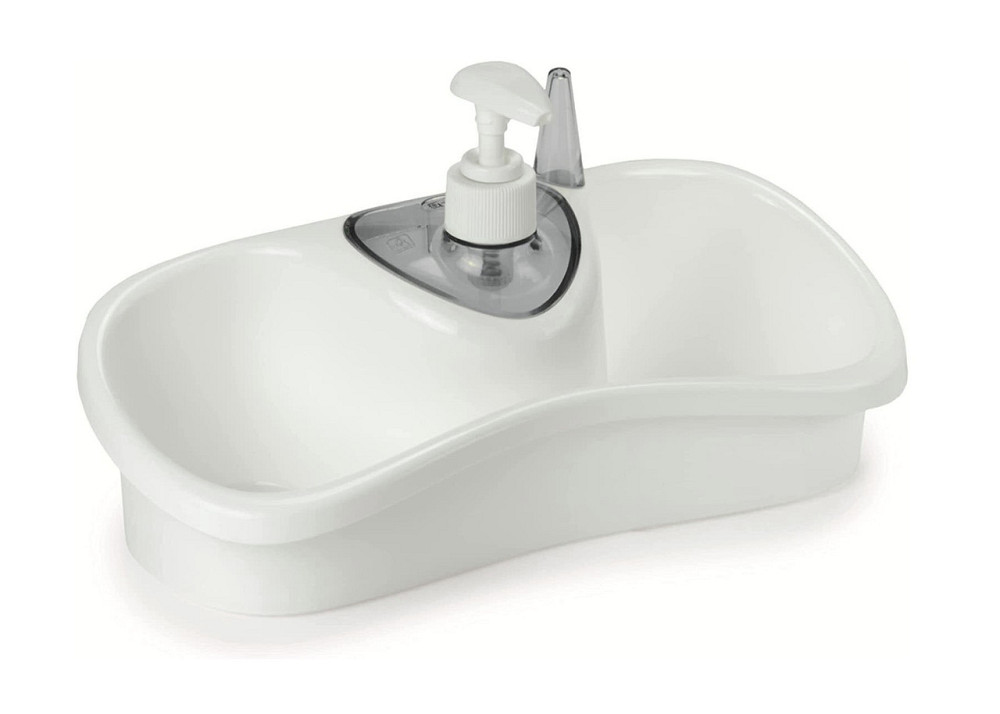 Кухонний аксесуар з ємністю для зберігання та рідкого мила Snips, білий Київ - фото 1