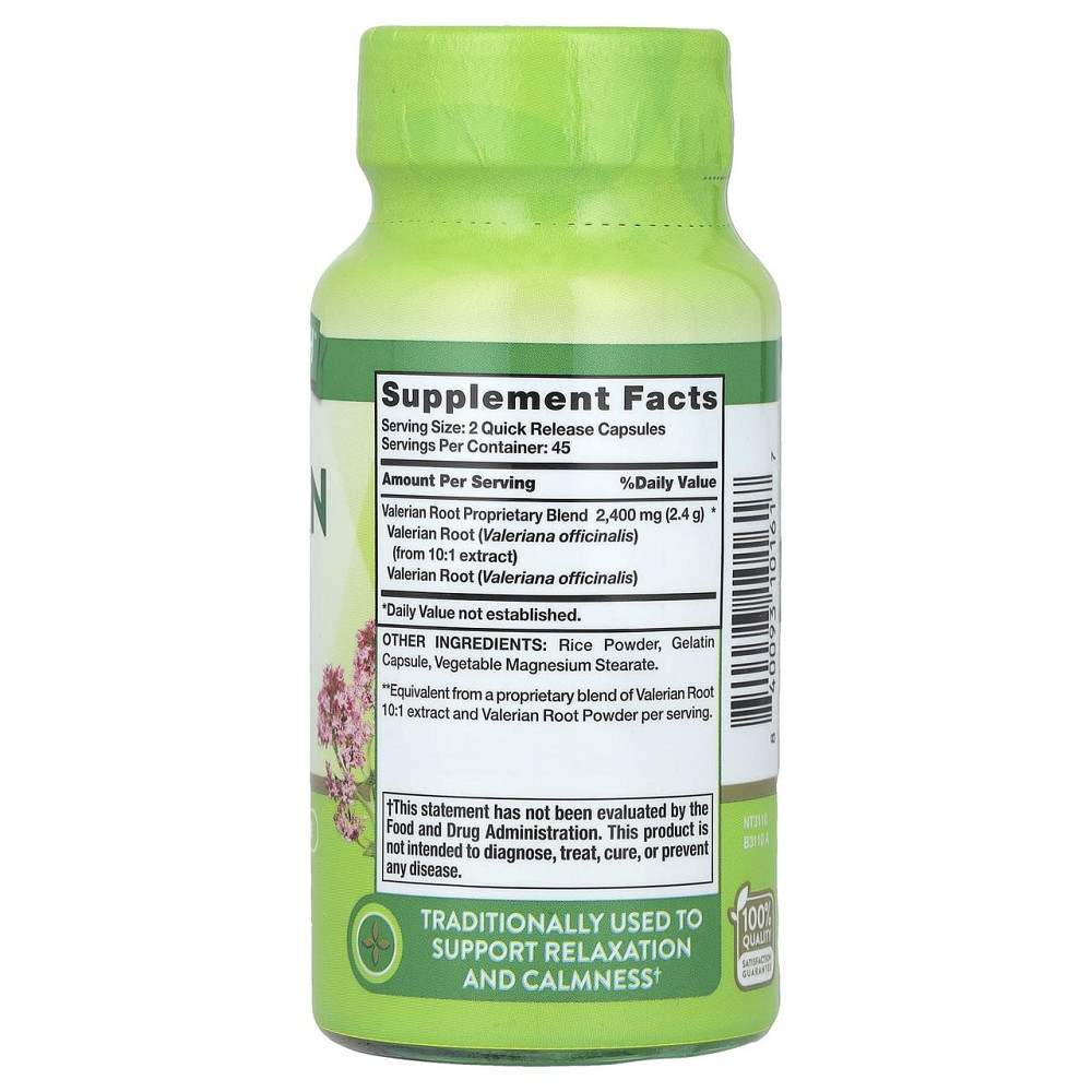 Валеріана Nature's Truth Valerian Root 2400 мг 90 капс Київ - фото 2