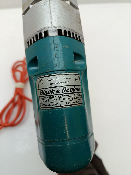 Ударний дриль Black Decker Typ DB Kat-Nr. DN 7, 330 Вт (товар вживаний) Луцьк - фото 3