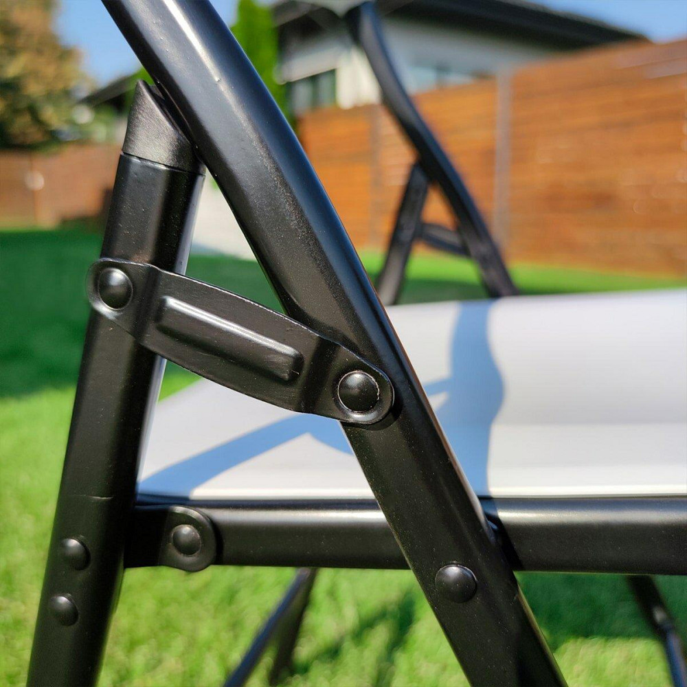 Складний стілець 46х42,5х86см Білий SW-00001610 Дніпро - фото 4