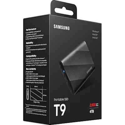 Накопитель SSD USB 3.2 4TB T9 Samsung (MU-PG4T0B/EU) Винница