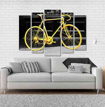 Модульна картина Велосипед Art-36_5 Київ