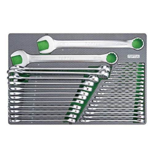 Набір ключів комбінованих 6-38мм 30ед. (в ложементі) TOPTUL GED3025 Одеса - фото 1