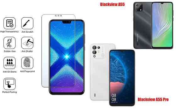 Защитное стекло NeoGlass для Blackview A55, A55 Pro – ультрапрозрачное и устойчивое Киев